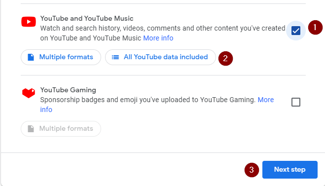 Export music from youtube